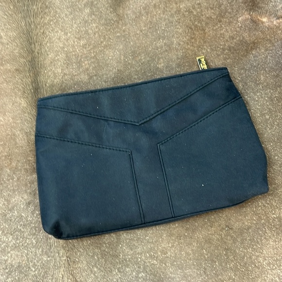 YSL Yves Saint Laurent Micro Logo Make Up Bag Clutch - Picture 2 of 5
